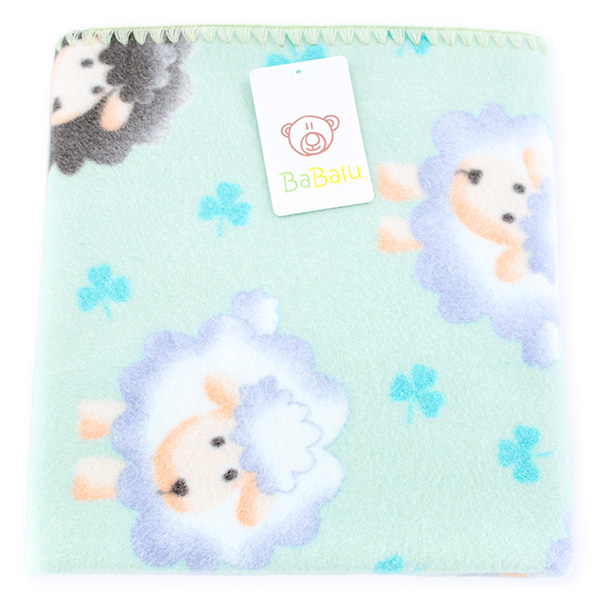 Baby fleece blanket with dedication 01