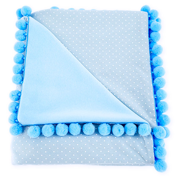 Cotton blanket Sophie 072 dots 80x90