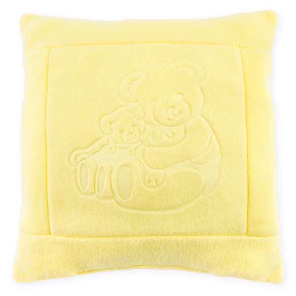 Fleece pillow 08 yellow