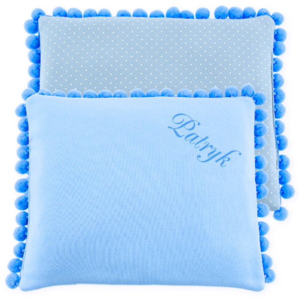 Cotton pillow with dedication 075 Sophie dots 38x38