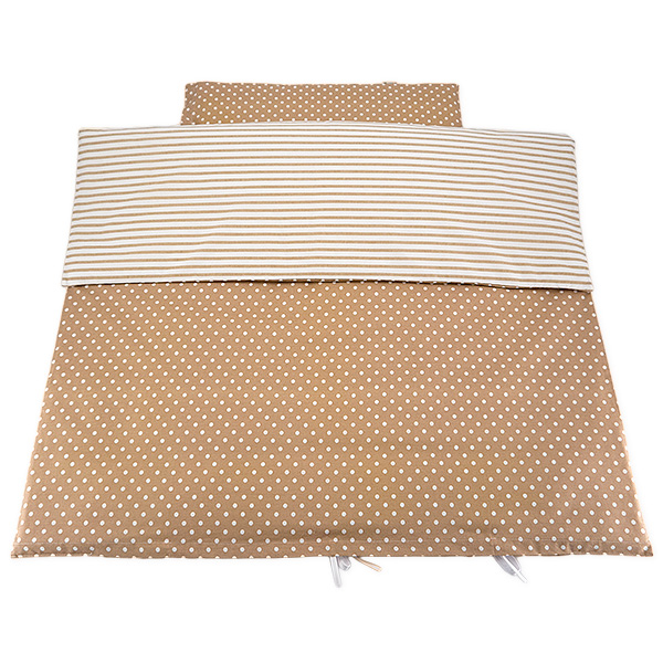 BaBalu double layer bedding set 100/120 2-el. dots & stripes